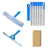 3.1m Extendable Window Squeegee Cleaner Kit with Long Handle for Glass Shower Car and RV In Australia - Darrahopens