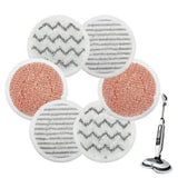 6Pcs Steam Mop Replacement Pads Compatible with Shark Models - Style 2