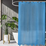 PEVA Thickened Shower Curtain Liner 180x180cm with Rustproof Grommets and Hooks - Style 1 In Australia - Darrahopens