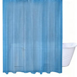 PEVA Thickened Shower Curtain Liner 180x180cm with Rustproof Grommets and Hooks - Style 1