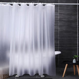 PEVA Thickened Shower Curtain Liner 180x180cm with Rustproof Grommets and Hooks - Style 3