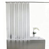 PEVA Thickened Shower Curtain Liner 180x180cm with Rustproof Grommets and Hooks - Style 3