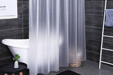 PEVA Thickened Shower Curtain Liner 180x180cm with Rustproof Grommets and Hooks - Style 3