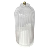Sliding Lid Organizer 180 Degree Rotating Toothbrush Holder for Bathroom Counter - White