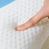 Bath Neck and Head Rest Pillow with Suction Cups - White