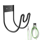 Wall Mount Garden Hose Holder Metal Water Hose Hanger for Outside Garage Yard