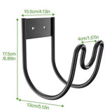 Wall Mount Garden Hose Holder Metal Water Hose Hanger for Outside Garage Yard