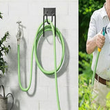 Wall Mount Garden Hose Holder Metal Water Hose Hanger for Outside Garage Yard