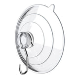 20 Pack Suction Cup Hooks Clear with Stainless Steel Hook Removable Reusable - M In Australia - Darrahopens