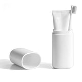 Portable 180 ml Travel Toothbrush Holder and Rinse Cup - White In Australia - Darrahopens