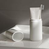 Portable 180 ml Travel Toothbrush Holder and Rinse Cup - Gray