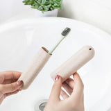4 Pcs Travel Toothbrush Case Hard Shell Plastic Cover for Camping Home
