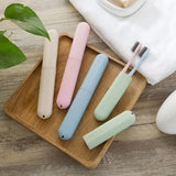 4 Pcs Travel Toothbrush Case Hard Shell Plastic Cover for Camping Home
