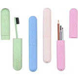4 Pcs Travel Toothbrush Case Hard Shell Plastic Cover for Camping Home