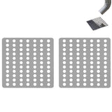Stainless Steel Square Drain Cover Leaf Guard 15x15cm for Floor Drain - 1 Pack
