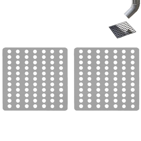 Stainless Steel Square Drain Cover Leaf Guard 15x15cm for Floor Drain - 2 Pack In Australia - Darrahopens
