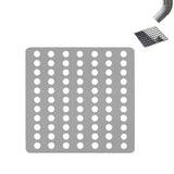 Stainless Steel Square Drain Cover Leaf Guard 15x15cm for Floor Drain - 2 Pack