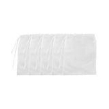5Pcs Reusable Mesh Food Strainer Filter Bags for Nut Milk Juice Yogurt - L