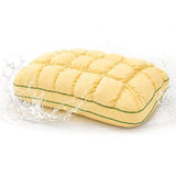 Fluffy Pillow Breathable Cute Pineapple Puff Pillow for Bedroom Sofa - Yellow