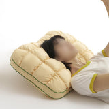 Fluffy Pillow Breathable Cute Pineapple Puff Pillow for Bedroom Sofa - Yellow