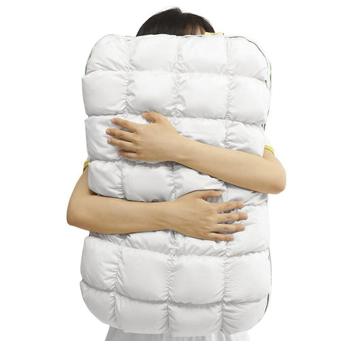 Fluffy Pillow Breathable Cute Pineapple Puff Pillow for Bedroom Sofa - White In Australia - Darrahopens