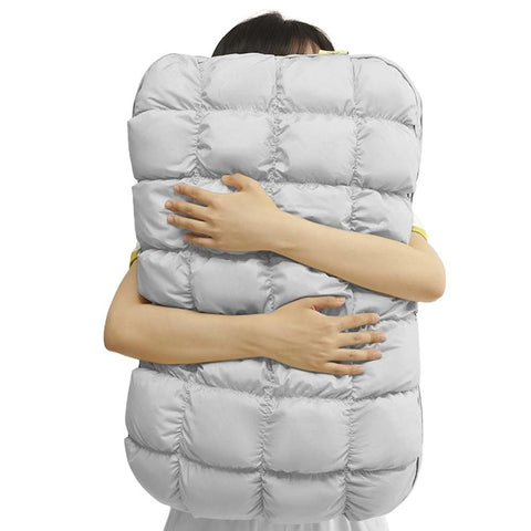 Fluffy Pillow Breathable Cute Pineapple Puff Pillow for Bedroom Sofa - Grey In Australia - Darrahopens