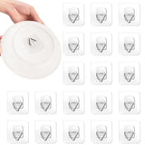 20 PCS Wall Plate Hangers Adhesive Picture Hangers for Paintings In Australia - Darrahopens
