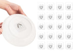 20 PCS Wall Plate Hangers Adhesive Picture Hangers for Paintings