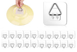 20 PCS Wall Plate Hangers Adhesive Picture Hangers for Paintings