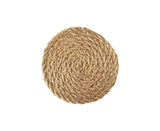 Elegant Good Woven Placemat Eco-friendly Fine Texture Straw Dinner Mat for Home-30cm