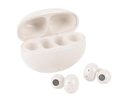 Language Translator Earbuds 144 Languages Bluetooth 5.49 Noise Cancellation Wireless Long Battery Life Translation Earphone in Real Time Milky White