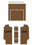 2000 Carolina Classic 25 Cockpit Pad Boat EVA Faux Foam Teak Deck Floor Mat SeaDek MarineMat Gatorstep Style Self Adhesive In Australia - Darrahopens