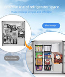 4pcsMultifunctional Kitchen Storage Basket, Fridge Organizer for Ice Cream Meatballs, Divided Storage Bin for Bedroom Bathroom Cabinet Sundries-4PCS
