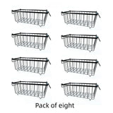 8pcs Multifunctional Kitchen Storage Basket, Fridge Organizer for Ice Cream Meatballs, Divided Storage Bin for Bedroom Bathroom Cabinet Sundries-8PCS In Australia - Darrahopens