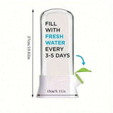 Anti-Crush Herb Keeper Cup Reusable Vegetable Fresh Container-White