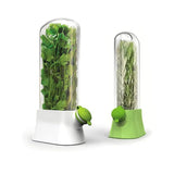 Anti-Crush Herb Keeper Cup Reusable Vegetable Fresh Container-Green