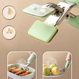 Multi-angle heat-resistant bowl tongs, stainless steel hanging storage heat-resistant bowl tongs, multifunctional kitchen plate tongs, kitchen tool for handling hot food