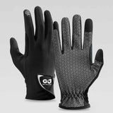 Equestrian Riding Gloves, Full-Palm Silicone Anti-Slip & Durable Touchscreen Model, Ice-Silk Cooling, Breathable, and UV-Protective, Suitable for Outdoor Sports, Driving, and Training—Black-L