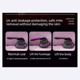 Home Wireless Dust Mite Remover, High-Powered Bed Vacuum, UV Sterilizing Fully Automatic Dust Mite Remover - Purple