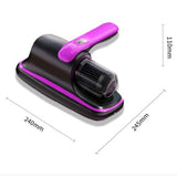 Home Wireless Dust Mite Remover, High-Powered Bed Vacuum, UV Sterilizing Fully Automatic Dust Mite Remover - Purple