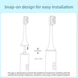 Compatible with replacement brush heads for multiple models of rotary electric toothbrushes. Choose from 5 styles with different functions. High-density, rounded soft-bristle universal brush head set—5-piece set