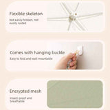 Foldable Mosquito-Proof Food Cover, Household Fly Screen, Fine-Mesh Breathable Dining Table Cover - Square