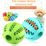 2 Large Pet Food Dispenser Balls, 7 cm – Durable Teething and Dental Care Toys – Blue