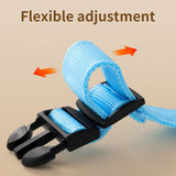 LED Light-Up Pet Collar, Large, Adjustable, USB Rechargeable, for Cats and Dogs, Nighttime Anti-Lost– Orange