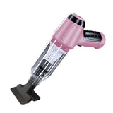 3-in-1 Cordless Handheld Vacuum Cleaner, Multifunction Car and Home Blower and Vacuum for Pet Hair, Window, and Keyboard Cleaning - Pink