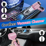 3-in-1 Cordless Handheld Vacuum Cleaner, Multifunction Car and Home Blower and Vacuum for Pet Hair, Window, and Keyboard Cleaning - Green