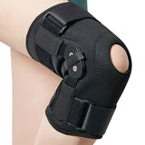 Hinged Metal Knee Brace with Removable Side Stabilizers, ACL Injury, Sports Workout & Joint Pain Relief-M