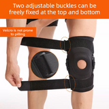 Hinged Metal Knee Brace with Removable Side Stabilizers, ACL Injury, Sports Workout & Joint Pain Relief-M