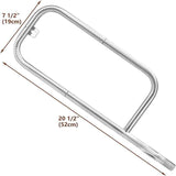 Grill Burner Tube Replacement Part, 304 Stainless Steel U-Shaped Gas Burner Fits Weber Q200 Q220 Q2000 Q2200