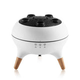 Jellyfish Smoke Ring Aroma Diffuser Humidifier, 7 Color Crack Night Light, Remote Control Timer Essential Oil Diffuser for Bedroom Desk